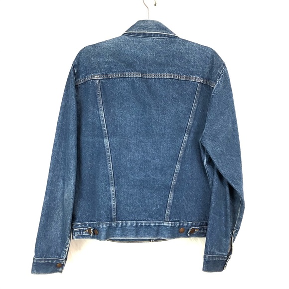 Vintage authentic Rustler denim trucker jacket L - Picture 2 of 5